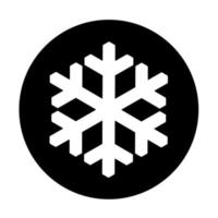 icono de copo de nieve de invierno vectorial. ilustración para web vector