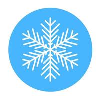 icono de copo de nieve de invierno vectorial. ilustración para web vector