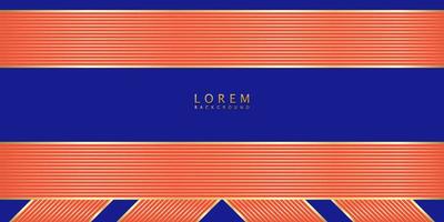 blue and red background with golden lines. vector