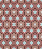 Seamless Background Hexagon Pattern Brick Red vector