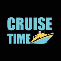 Cruise T-shirt design vector