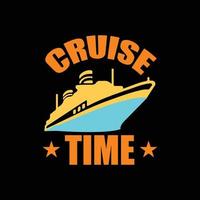 Cruise T-shirt design vector