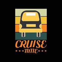Cruise T-shirt design vector