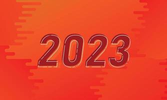 2023. 2023 year. 2023 Design background. Happy New Year 2023. 2023 Vector design illustration. 2023 number design typography for poster, template, banner, or greeting card for Happy new year