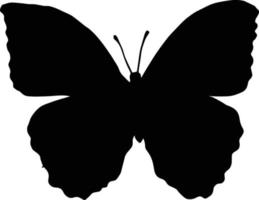 Vector butterfly silhouette