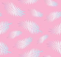 Vector seamless pattern of palm leaf