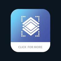 Layers Object Layer Server Mobile App Icon Design vector