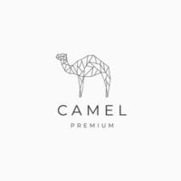 Camel logo vector icon design template