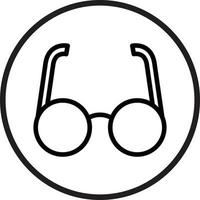 Glasses Icon Style vector