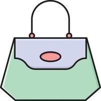 handbag vector illustration on a background.Premium quality symbols.vector icons for concept and graphic design.