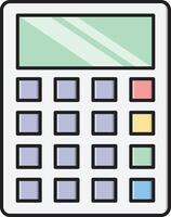 calculator vector illustration on a background.Premium quality symbols.vector icons for concept and graphic design.