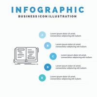 flecha interfaz derecho usuario sólido icono infografía 5 pasos presentación antecedentes vector