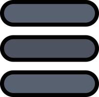 List Task Text  Flat Color Icon Vector icon banner Template