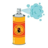 Illustration Of Bug Repellent Spray Can vector