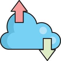 cloud upload vector illustration on a background.Premium quality symbols.vector icons for concept and graphic design.