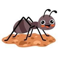 Cartoon Drawing Of An Ant vector