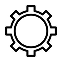 diseño de icono de engranaje vector