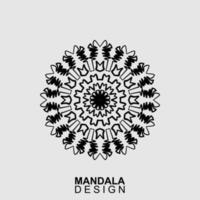 hand drawn mandala design. vector illustration