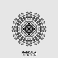 diseño de mandala dibujado a mano. ilustración vectorial vector