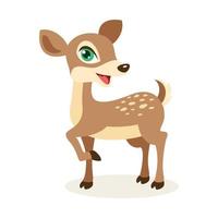 Cartoon Illustration Of A Deer vector