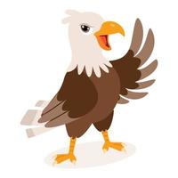 Cartoon Drawing Of An Eagle vector