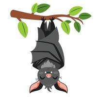 Cartoon Drawing Of A Bat vector