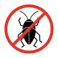 Icon Design Of A Cockroach vector