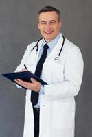 Male doctor portrait photo