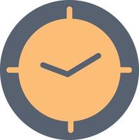 Watch Time Timer Clock  Flat Color Icon Vector icon banner Template