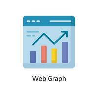 ilustración de diseño de icono plano de vector de gráfico web. símbolo de computación en la nube en el archivo eps 10 de fondo blanco