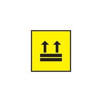 Fragile logo icon vector concept