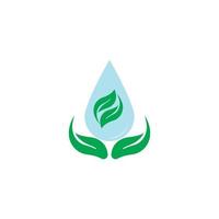 Tree leaf vector logo design, eco-friendly