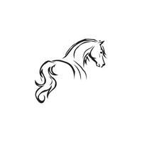 Horse Logo Template Vector illustration