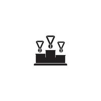 Podium icon logo vector design illustration.