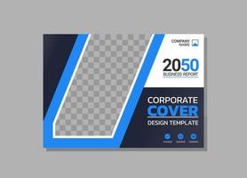 Modern Company horizontal Cover Business vector