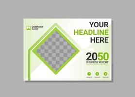 Modern Company horizontal Cover Business vector