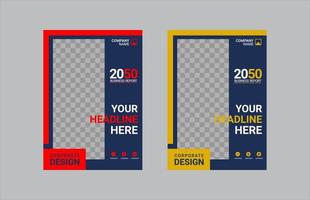 Modern Company Cover Business Template vector