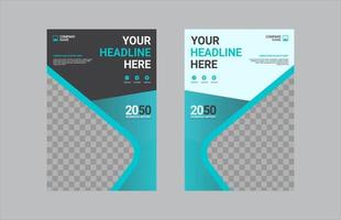 Creative corporate book cover design vector