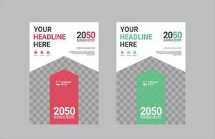 Creative corporate book cover design vector