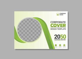 Modern Company horizontal Cover Business vector