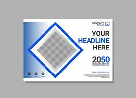 Modern Company horizontal Cover Business vector