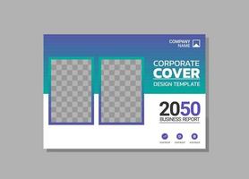 Modern Company horizontal Cover Business vector