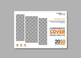 Modern Company horizontal Cover Business vector