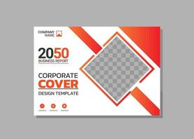 Modern Company horizontal Cover Business vector