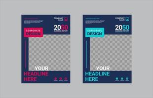 Modern Company Cover Business Template vector