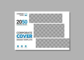 Modern Company horizontal Cover Business vector