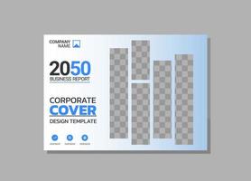 Modern Company horizontal Cover Business vector