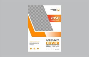 Creative corporate book cover design vector