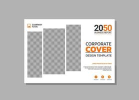 Modern Company horizontal Cover Business vector