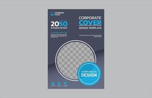 Creative corporate book cover design vector